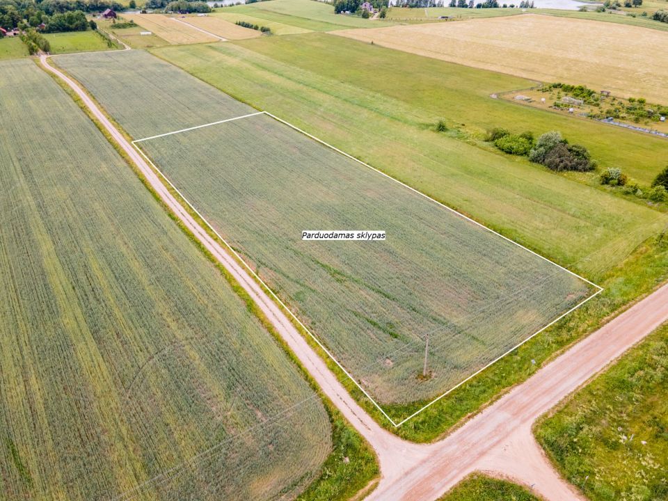 Parduodamas 1,085 ha žemės ūkio paskirties sklypas Gluosnių g., Meškių k., Šiaulių r.