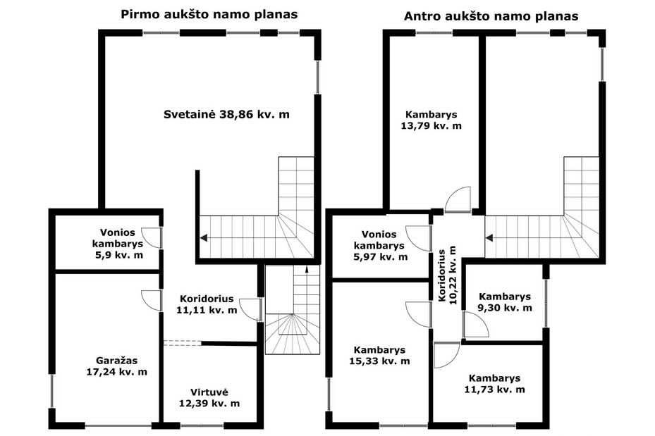 Parduodamas erdvus, patogaus išplanavimo namas Kuršėnuose