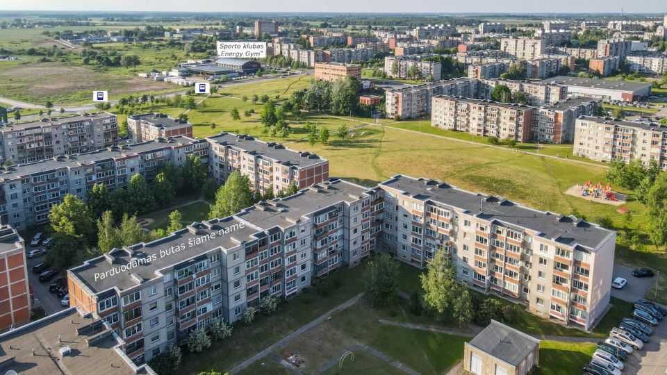 Parduodamas tvarkingas 2 kambarių butas Šiauliuose, Kviečių g.