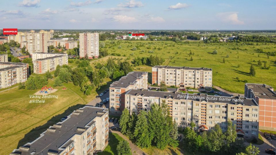 Parduodamas tvarkingas 2 kambarių butas Šiauliuose, Kviečių g.