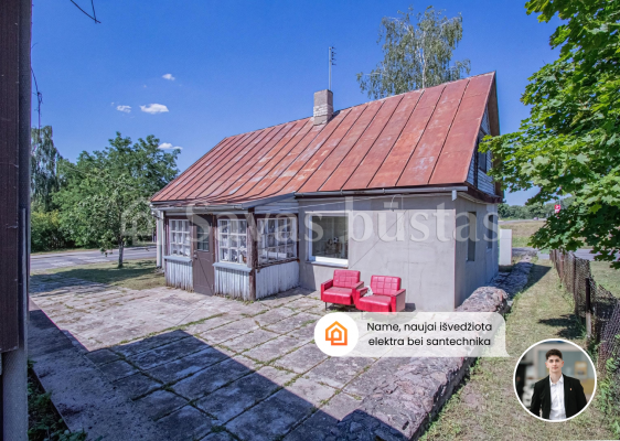 Parduodamas prižiūrėtas namas su 7,07 arų žemės sklypu Panevėžio r., Krekenava, Tilto g. 20